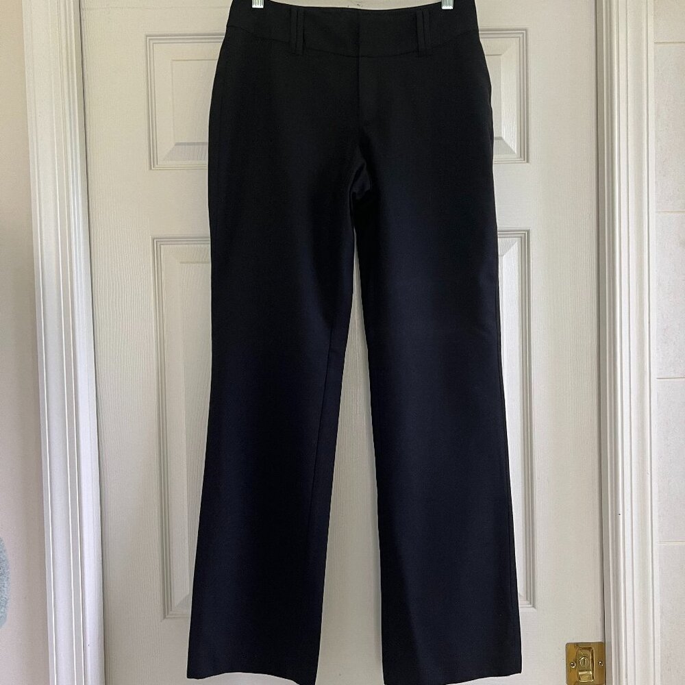 Banana Republic Contoured Fit Dress Work Pants Black Size 2